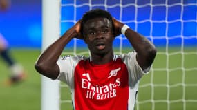 Bukayo Saka et les Gunners ont butté sur le PSG en demi-finale de Ligue des Champions.
