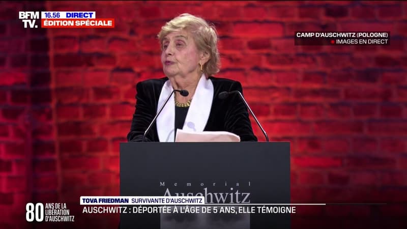 Tova Friedman (survivante d'Auschwitz) met en garde contre 