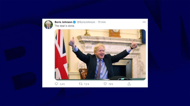 Boris Johnson sur Twitter