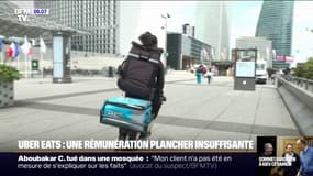 Uber Eats: une nouvelle rémunération plancher fixée à 3 euros mais jugée insuffisante