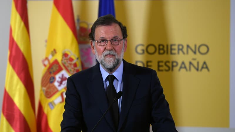 Mariano Rajoy, à Barcelone.