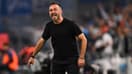 Le Marseillais Roberto De Zerbi bouillant lors du match OM-PSG en Ligue 1, le 22 septembre 2025