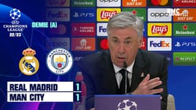 Real Madrid 1-1 Manchester City : "Elle était dehors", Ancelotti enrage sur le ballon sorti sur le but de De Bruyne