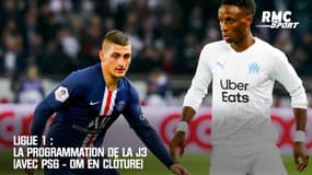 Ligue 1 : La programmation de la J3 (avec PSG - OM en clôture)