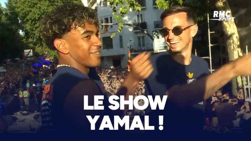 Coupe du monde 2026 : Yamal fait le show lors des célébrations du titre à Madrid