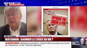 Éric Coquerel (LFI): "Emmanuel Macron s'est mis dans la main du Rassemblement national pour éliminer Lucie Castets"