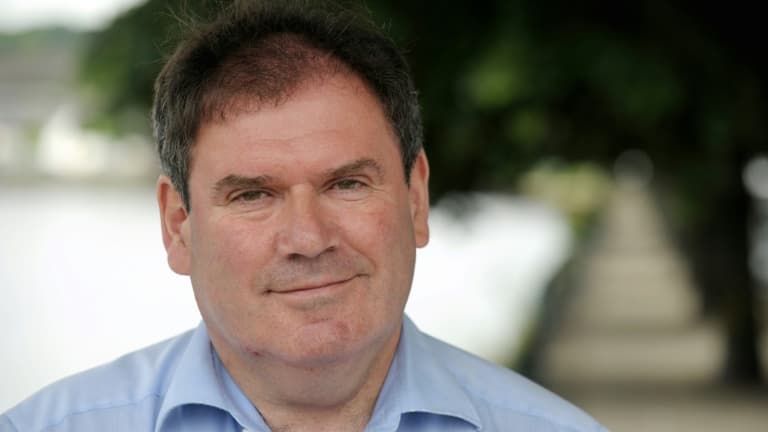 Le maire de Carhaix-Plouguer Christian Troadec à Châteaulin dans le Finistère le 2 juin 2017