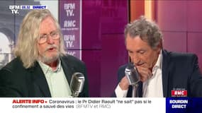 "Je vais m'en aller": échange sous haute tension entre Jean Jacques Bourdin et le Pr. Didier Raoult