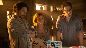 James Franco, Emma Watson et Seth Rogen dans "C'est la fin" (2013)
