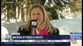 Macron attendu en vedette à Davos