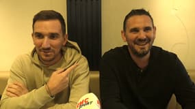 Cyril et Cédric Garcia, joueurs de Revel, qui vont affronter le PSG.