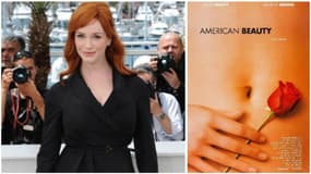 Christina Hendricks / Le poster du film "American Beauty"