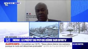 Neige sur l'A75: "Nous allons libérer les camions" assure Joël Mathurin, préfet du Puy-de-Dôme