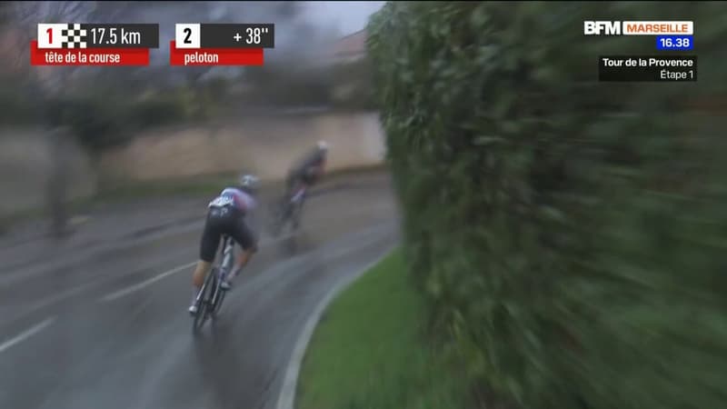 Le Suisse Arnaud Tendon en tête au sprint intermédiaire mais le pelonton fond sur l'échapée !