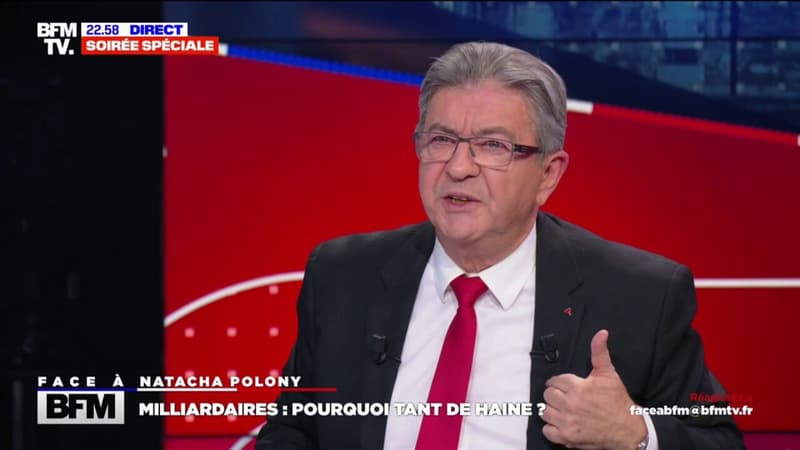 Jean-Luc Mélenchon: "Je suis conscient d'être riche"