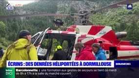 Hautes-Alpes: isolé dans le parc des Ecrins, le hameau de Dormillouse ravitaillé par hélicoptère