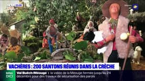 Vachères :  200 santons réunis dans la crèche de Noël