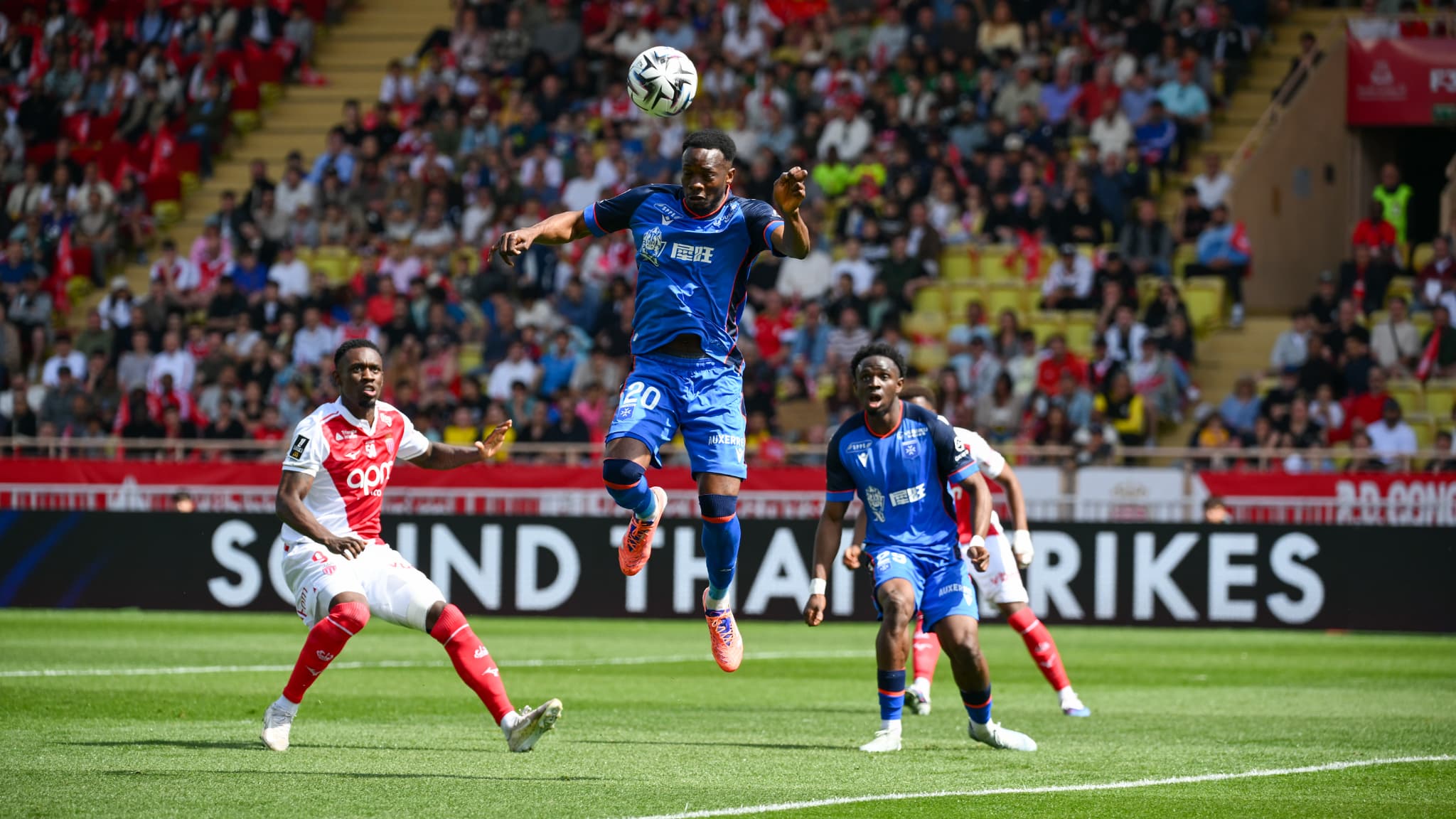 Match Monaco Auxerre direct