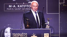 Philippe Piat, président de l'UNFP, à Paris le 15 mai 2022
