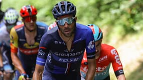 Thibaut Pinot sur le Tour de France, le 13 juillet 2023