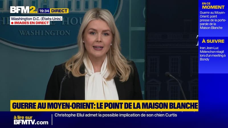 Donald Trump croit que le peuple américain "soutient" son action en Iran, selon la porte-parole de la Maison Blanche