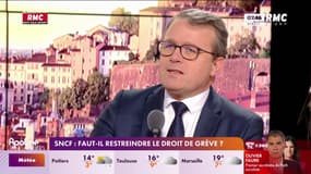 SNCF : "On ne peut pas vivre sous la menace d'une grève"