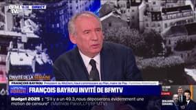 François Bayrou (MoDem): "Personne de responsable dans le pays ne peut souhaiter la chute d'un gouvernement qui a été nommé il y a deux mois"