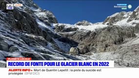 Hautes-Alpes: record de fonte pour le glacier Blanc en 2022