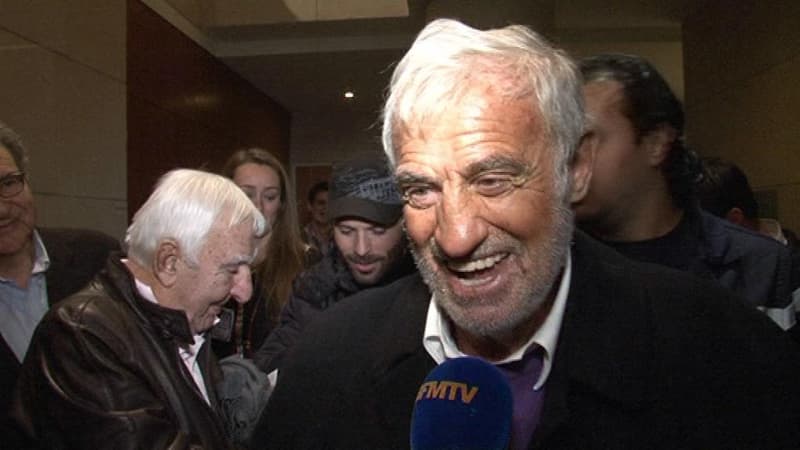 Jean-Paul Belmondo à la Cinémathèque française.