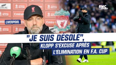 Liverpool : "Encore une fois, je suis désolé", Klopp s’excuse après l’élimination en F.A. Cup