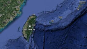 L'île de Taïwan (illustration)