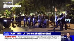Nouvelle nuit de violences à Nanterre, où la BRI a été mobilisée
