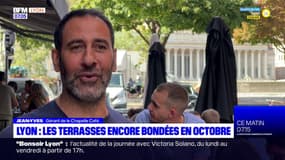 Avec la chaleur à Lyon, les terrasses font encore le plein même en octobre