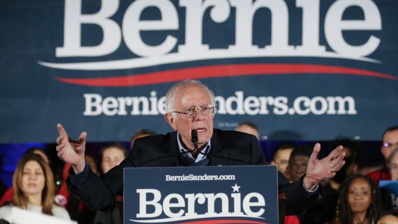Bernie Sanders vendredi soir lors d'un meeting à Las Vegas (Nevada).