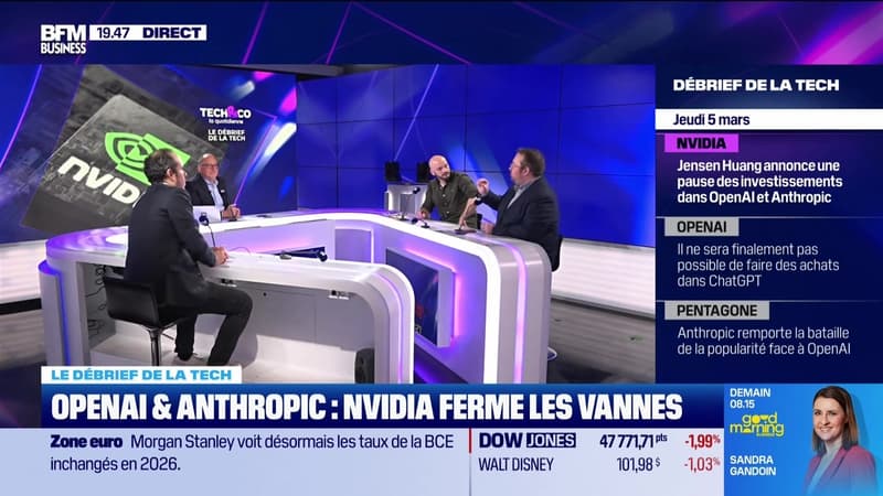 OpenAI et Anthropic : Nvidia ferme les vannes