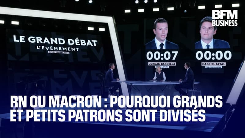 RN ou Macron : pourquoi grands et petits patrons sont divisés