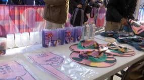 Une braderie des JO à Saint-Denis le 14 septembre 2024. 