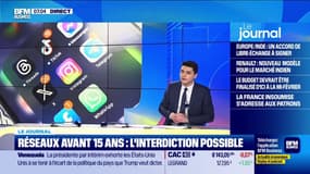 Vers une interdiction des réseaux sociaux avant 15 ans