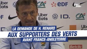 France-Angleterre : la demande de H. Renard aux supporters de Saint-Étienne 