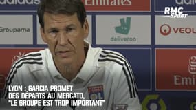 Lyon : Garcia promet des départs au mercato, "le groupe est trop important"