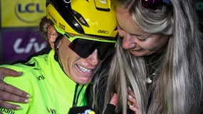 L'émotion de Pauline Ferrand-Prévot après sa victoire sur l'avant-dernière étape du Tour de France féminin, 2 août 2025