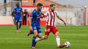 Vincent Marchetti (Ajaccio) et Xavier Chavalerin (Troyes) le 26 février 2023.