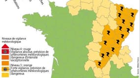 ALERTE MÉTÉO ORANGE AUX ORAGES