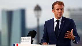 Emmanuel Macron, le 2 septembre 2021 à Marseille