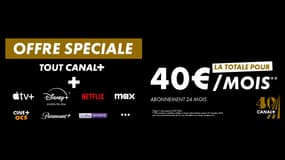 CANAL+ fête son anniversaire et sort le grand jeu avec son offre spéciale 40 ans ! 