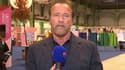 Arnold Schwarzenegger sur BFMTV à l'occasion de la COP21 à Paris le 5 décembre 2015.
