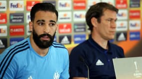 Adil Rami et Rudi Garcia