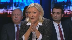 Marine Le Pen était l'invitée de BFM Politique, dimanche 24 novembre.