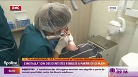 Désert médical: l'installation des dentistes régulée à partir du 1er janvier 2025