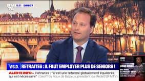 Sylvain Maillard sur les retraites: "Notre objectif c'est que les entreprises gardent et qu'elles forment leurs séniors"